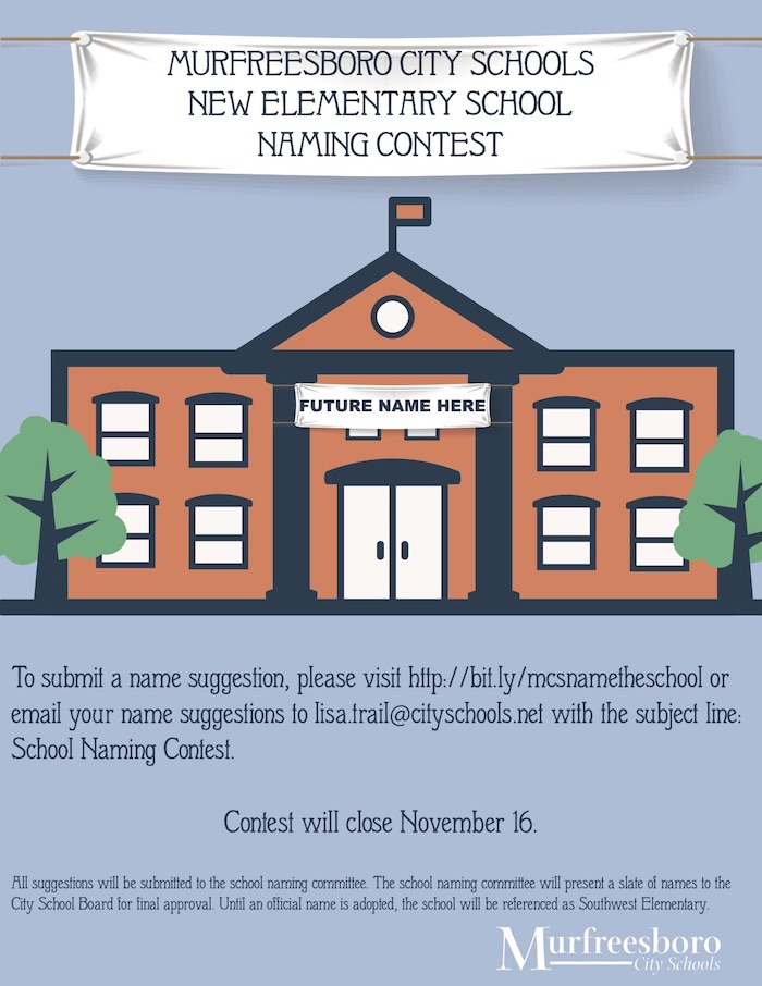 School Naming Flyer