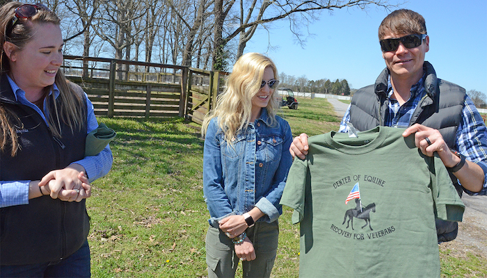 MTSU equine therapy T-shirt