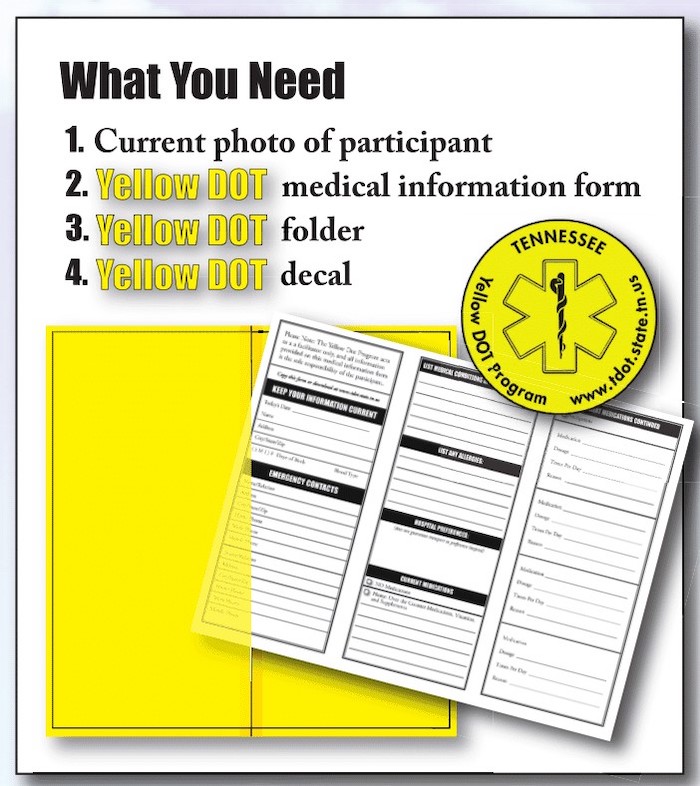 Yellow Dot program info