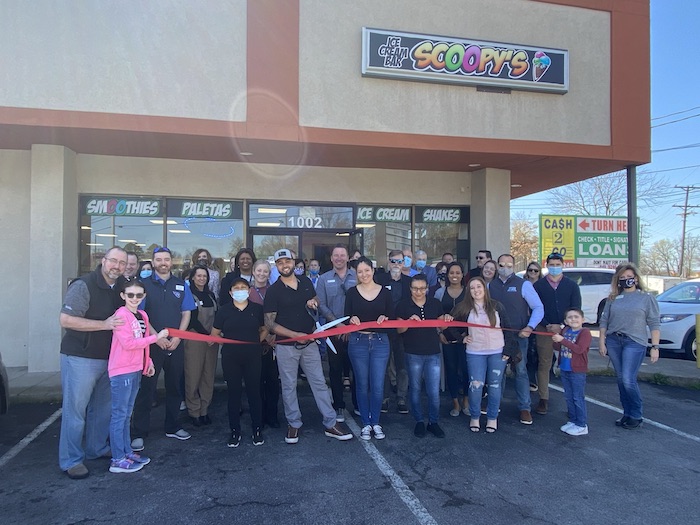 Ribbon Cutting for Scoopy's Ice Cream
