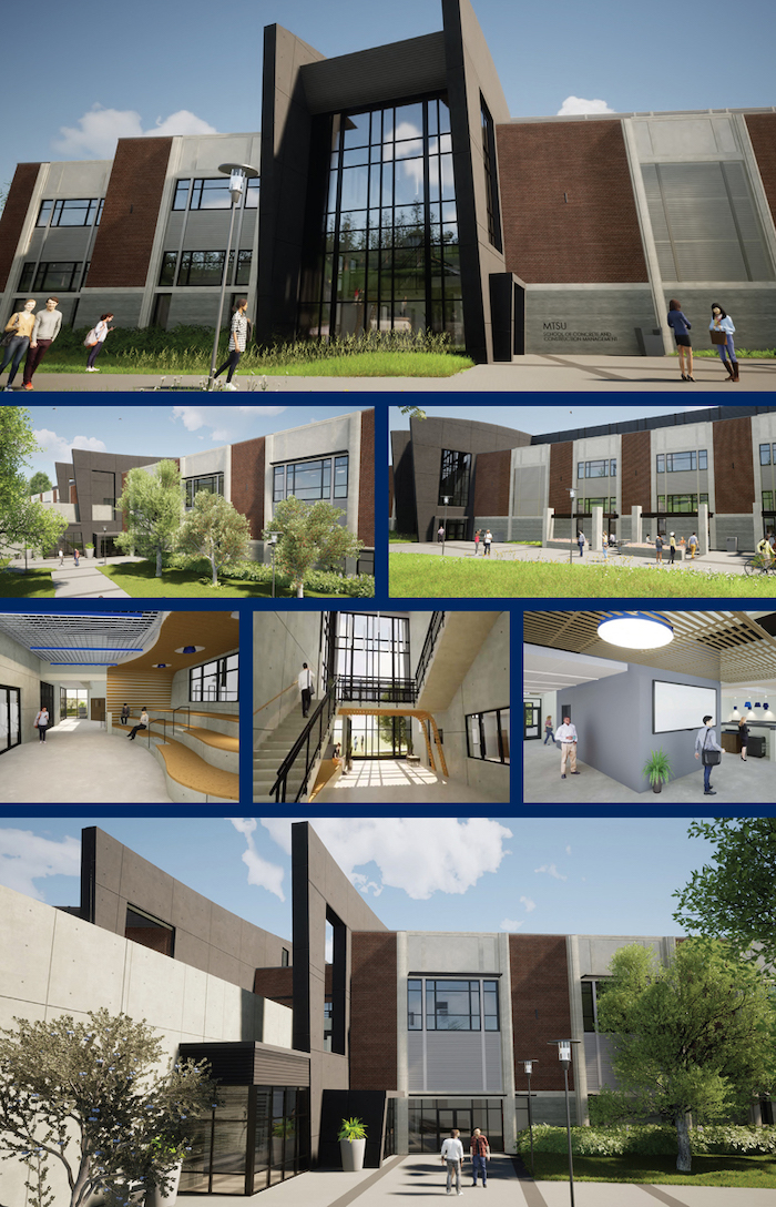 MTSU Concrete and Construction building rendering