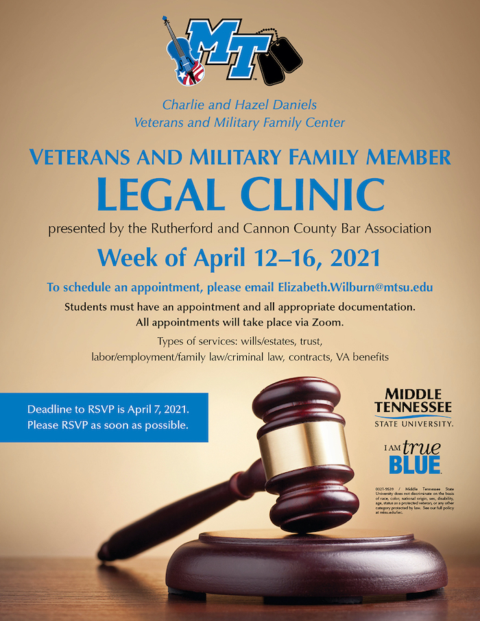 MTSU Legal clinic 2021
