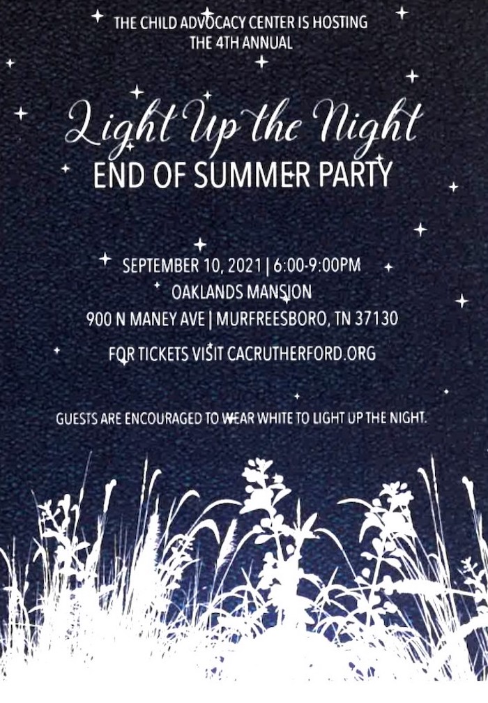 Light Up the Night Invitation