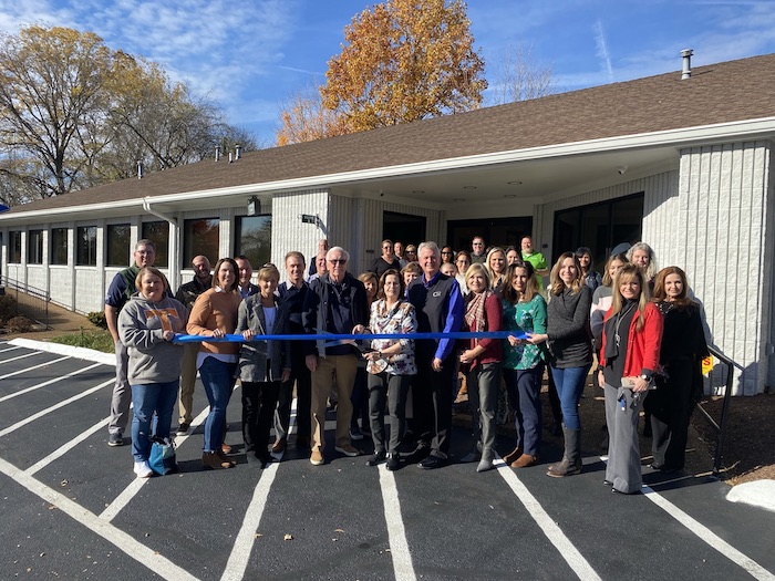 Ribbon Cutting for Portico