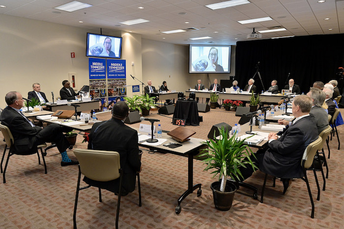 MTSU Trustees Meeting Dec 2021
