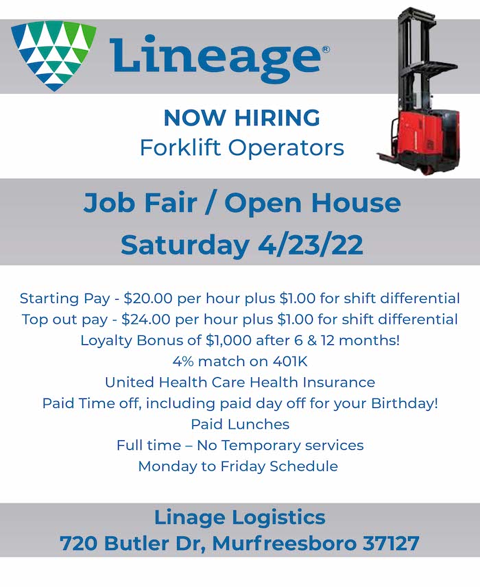 Lineage Logistics Now Hiring