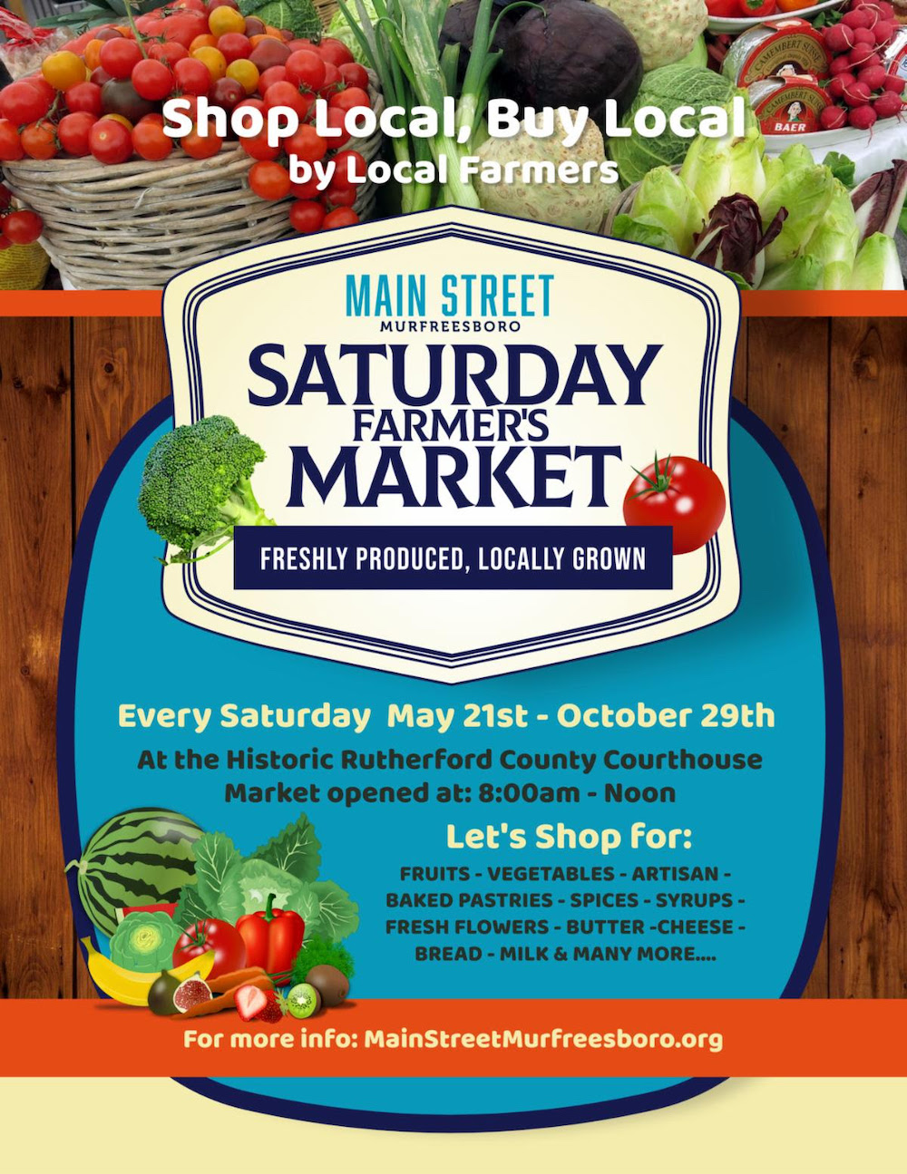 Main Street Saturday Farmer's Market