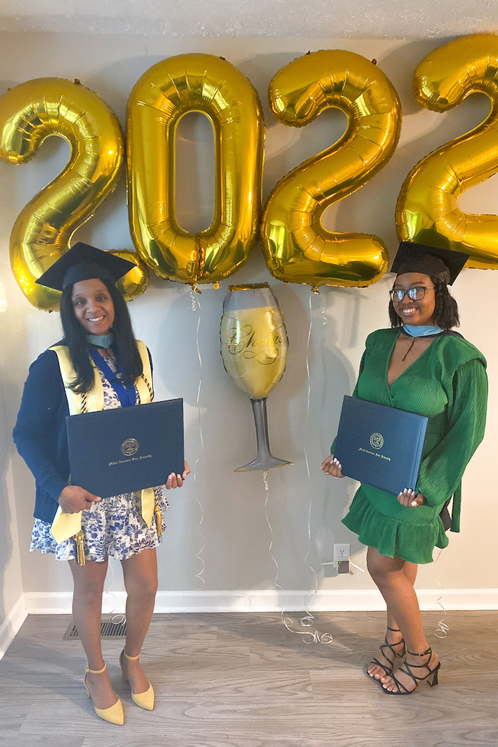 Zaheerah Smith-Cooper and Aminah Smith