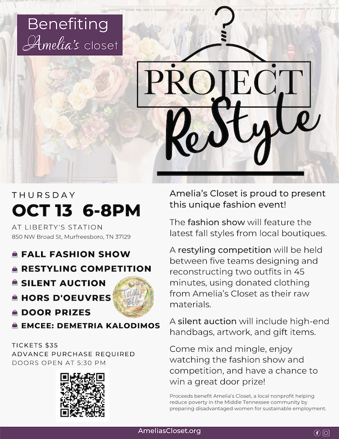 Project Restyle Flyer 2022