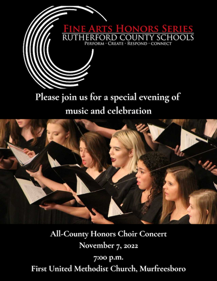 RCS choral students set for all-county concert