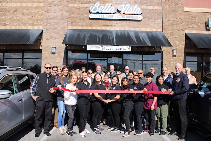 Ribbon Cutting for Bella Vista Coffee Shop