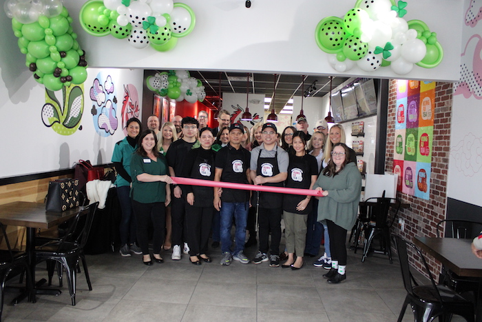 Ribbon Cutting for Kung Fu Tea