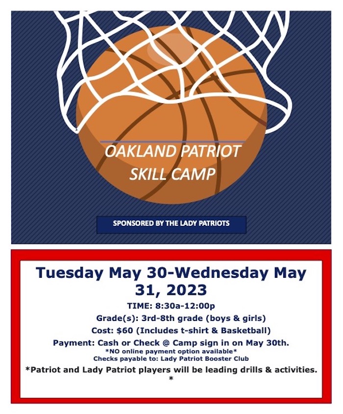 Lady Patriots Summer Skills Camp