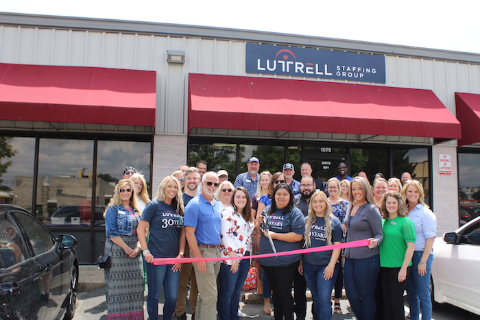 Ribbon Cutting for Luttrell Staffing Group