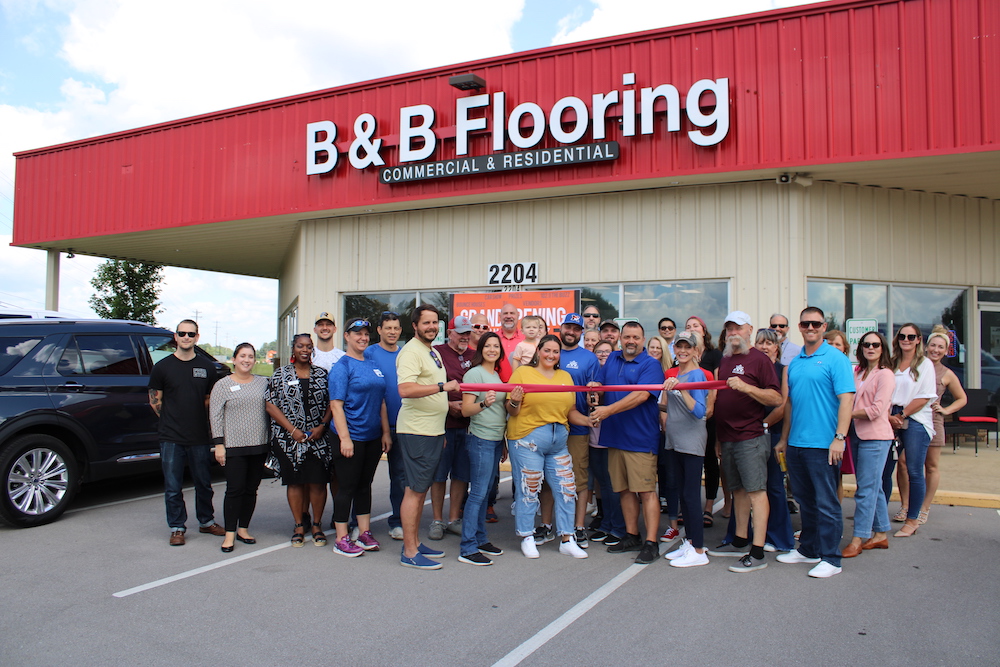 Ribbon Cutting for B&B Flooring