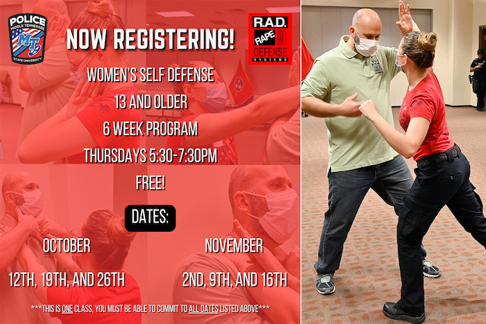 MTSU RAD Self-Defense Course