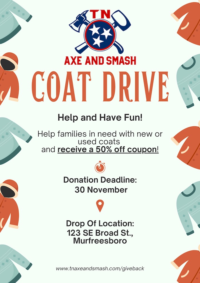 TN Axe and Smash Coat Drive