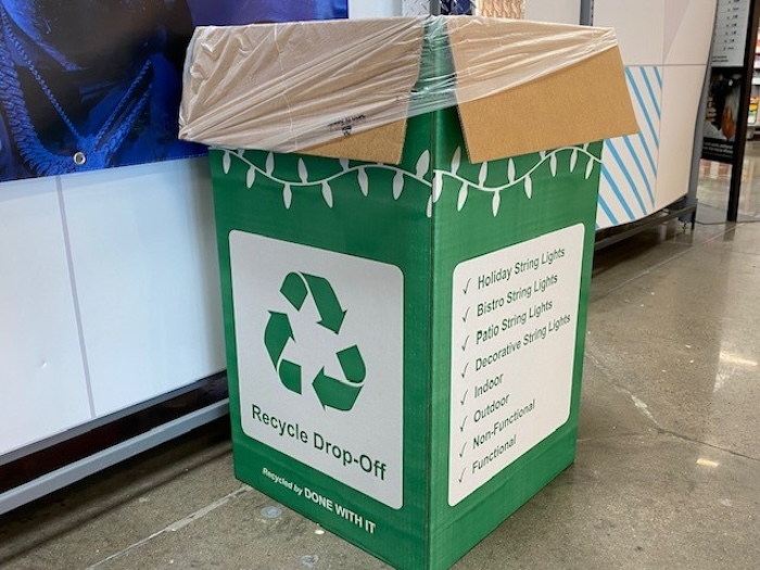 TERRA Walmart Christmas Light Recycling