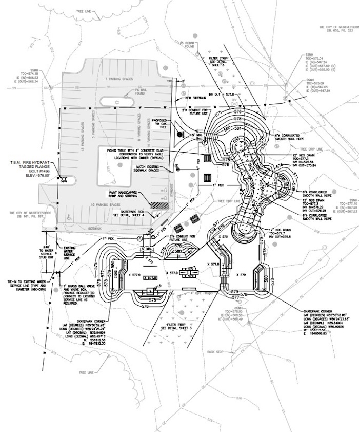 Nashville Skate Park Plan