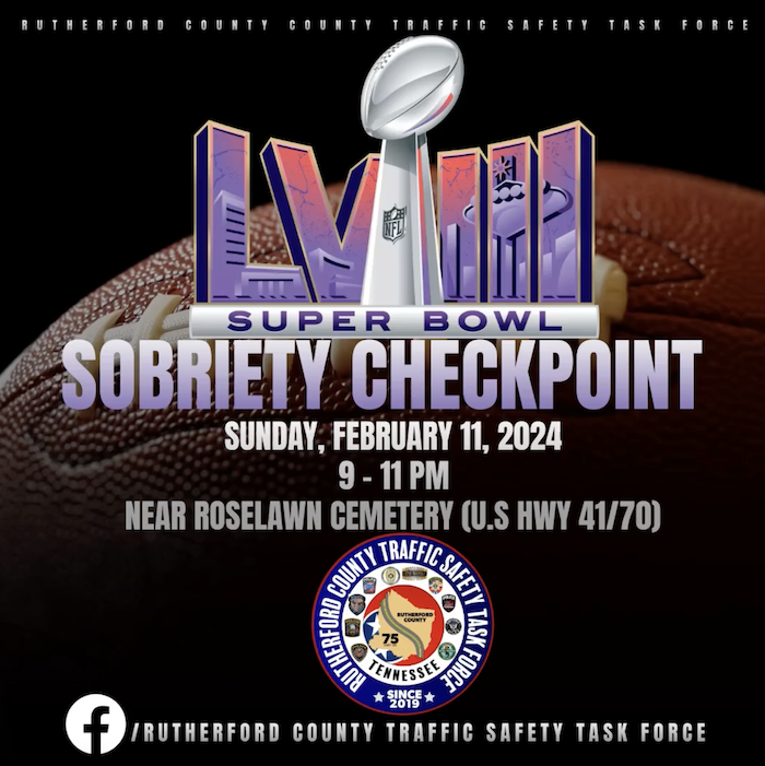 Super Bowl Sobriety Checkpoint