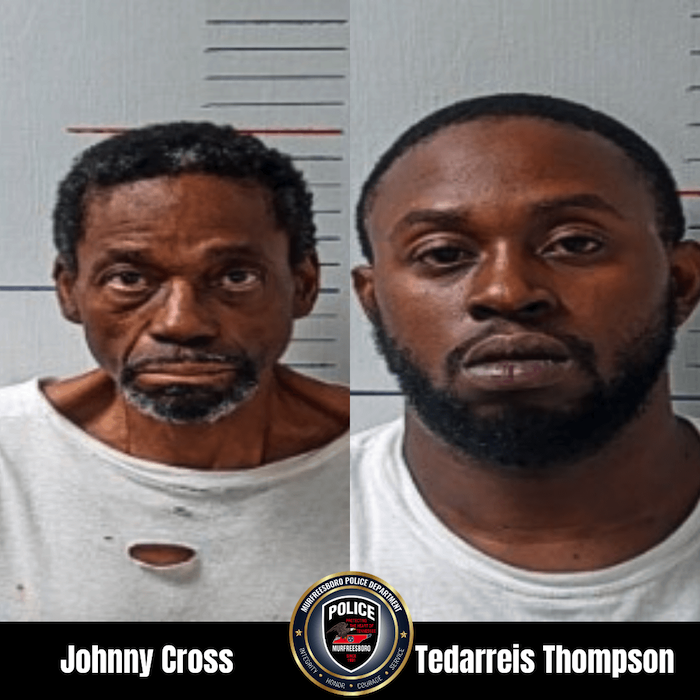 Johnny Cross and Tedarreis Thompson