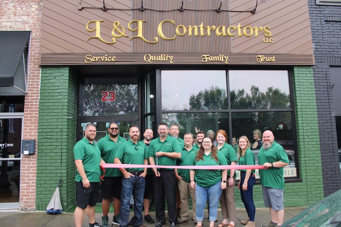Ribbon Cutting for L & L Contractors