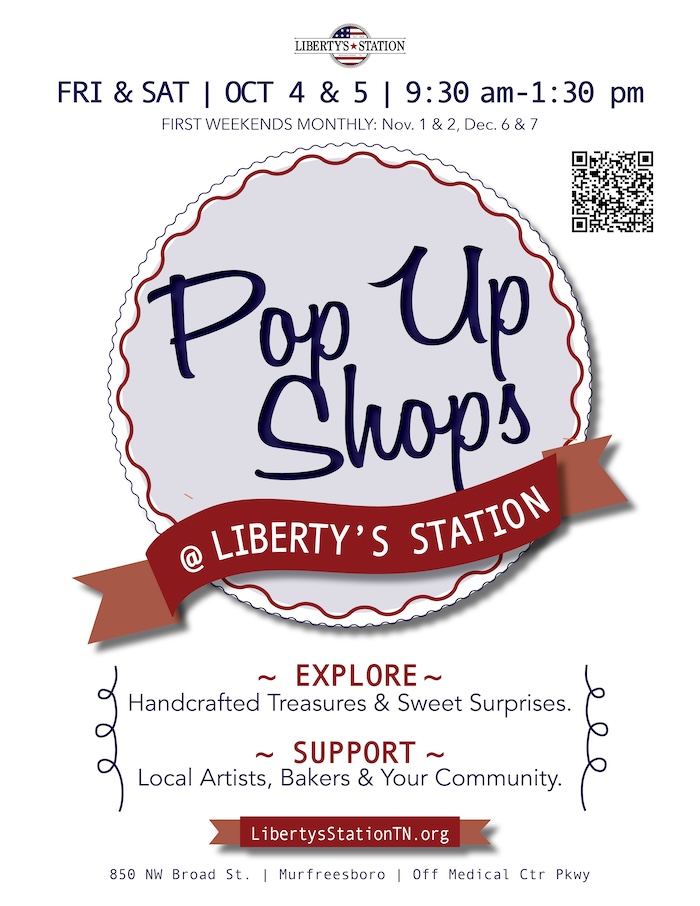 Liberty's Station Pop Up Shops