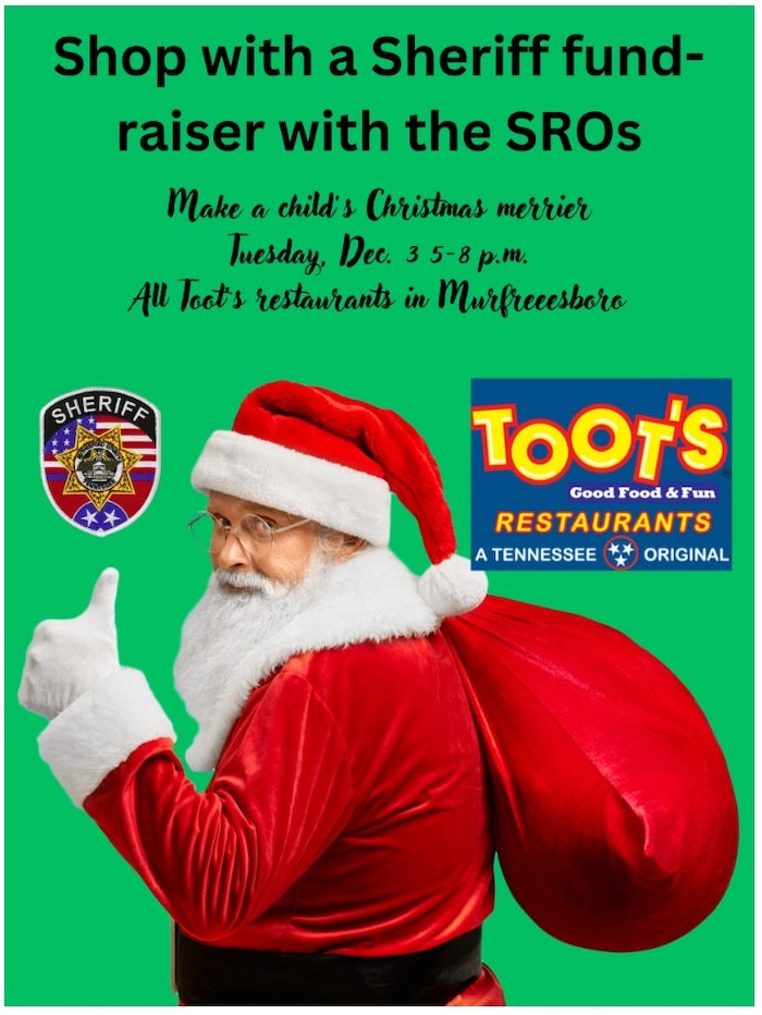 Shop with a Sheriff Tuesday at Toot’s