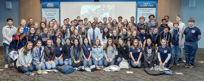 Blackman students visit MTSU