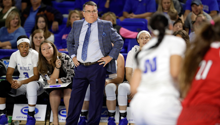 Middle Tennessee head coach Rick Insell