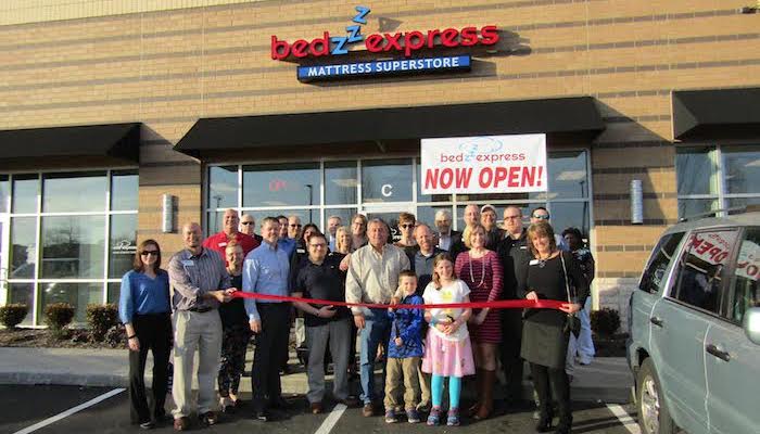Ribbon Cutting at Bedzzz Express