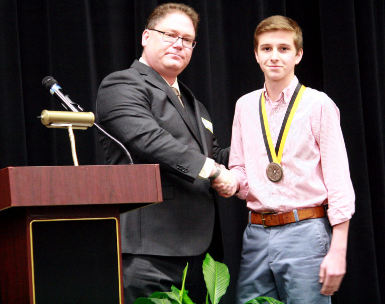 Central student receives gold medallion, scholarship, trip to D.C. for volunteer award