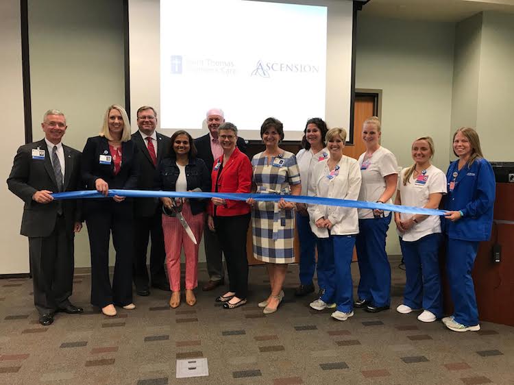Ribbon Cutting for Saint Thomas Rutherford Hospital | Ascension Labor & Delivery Expansion