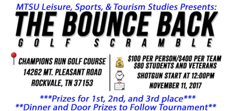 Bounce Back Golf Scramble