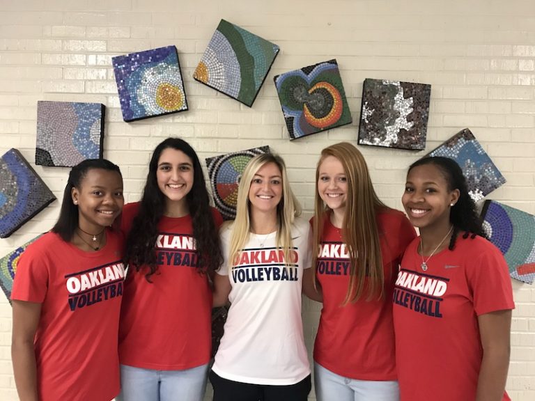 Oakland High School volleyball coach selected 2017 District Coach of the Year