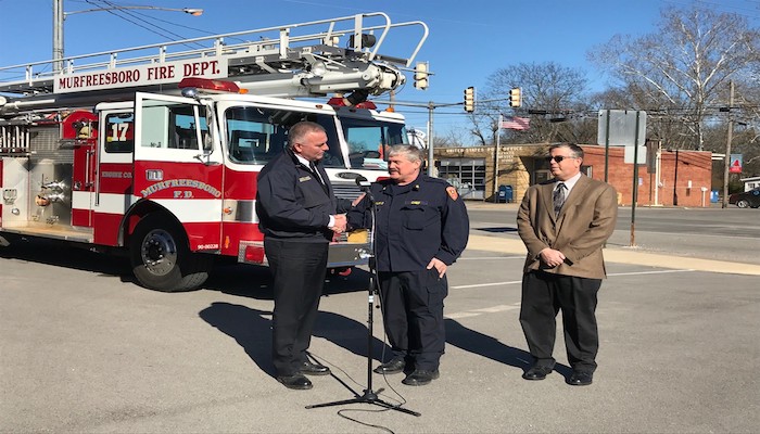 MFRD Donates 1990 Pierce Fire Apparatus to Eagleville Fire Department