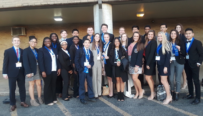Oakland High School DECA competes