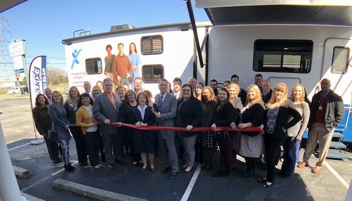 Ribbon Cutting for Express Employment Professionals