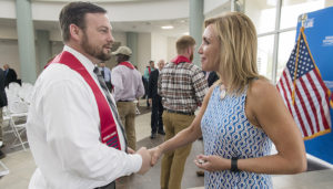 Conversation with student veteran