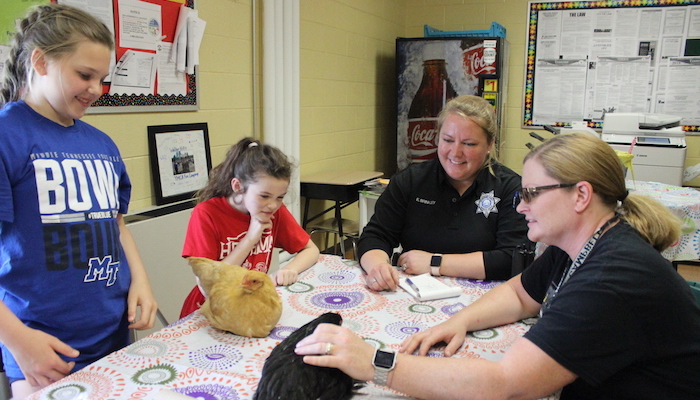 Walter Hill teaches about animals