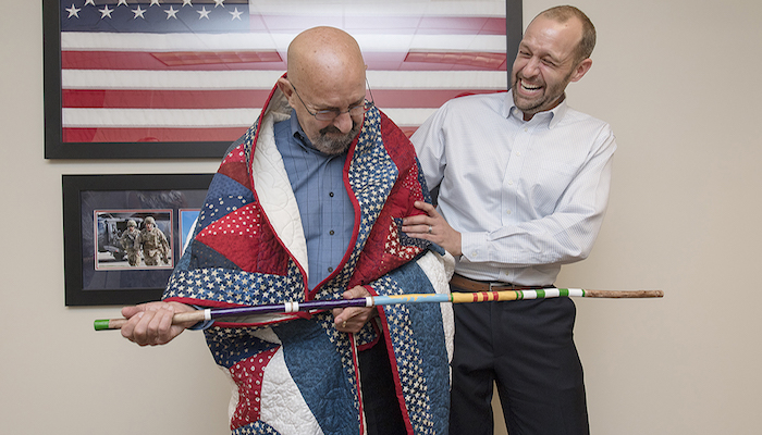 Quilt of Valor presentation