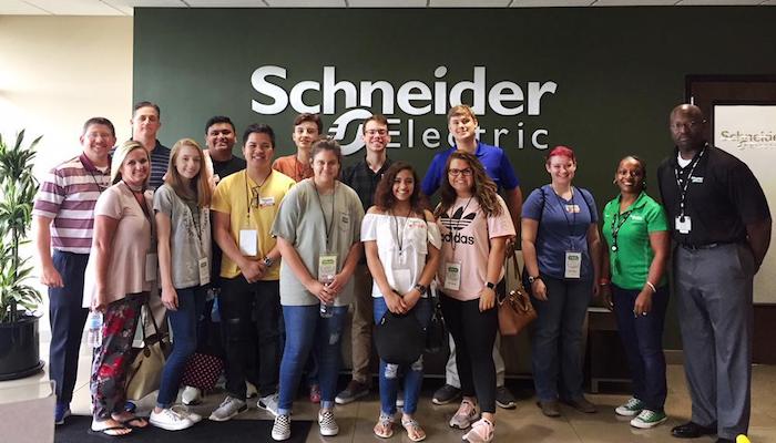 Schneider Electric students