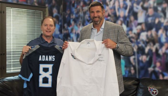 Adams Vrabel Titan's Head Coach