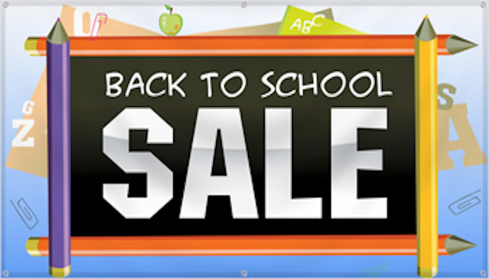 Back to School Saturday Sale
