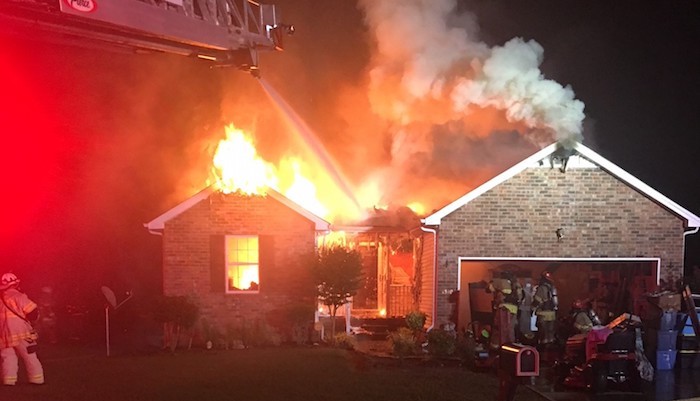 House Fire at 1319 Dodd Trail