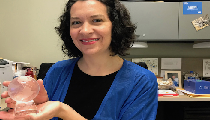 MTSU's Lisa Schrader receives award