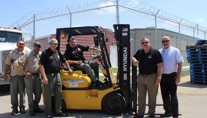 Southfork provides forklift for inmate training