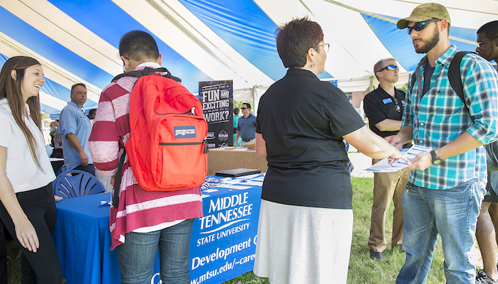 MTSU student Employment Fair