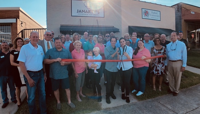 Ribbon Cutting for Janarty's Homemade Ice Cream