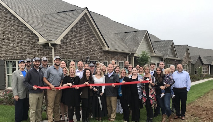 Ribbon Cutting The Cottages at Valleybrook Community by Goodall Homes